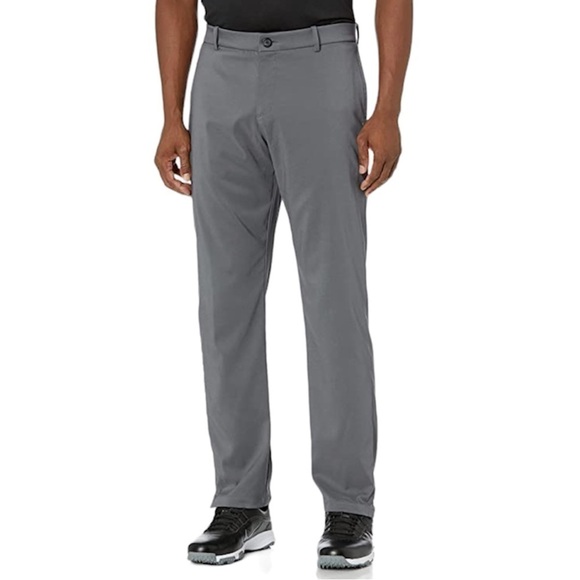 NEW NIKE Golf Tech Pants Men Slate Grey Pleated Cuffed Dri Fit Relaxed - Picture 1 of 14